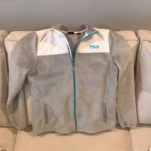 EUC Girls FILA brand lined jacket